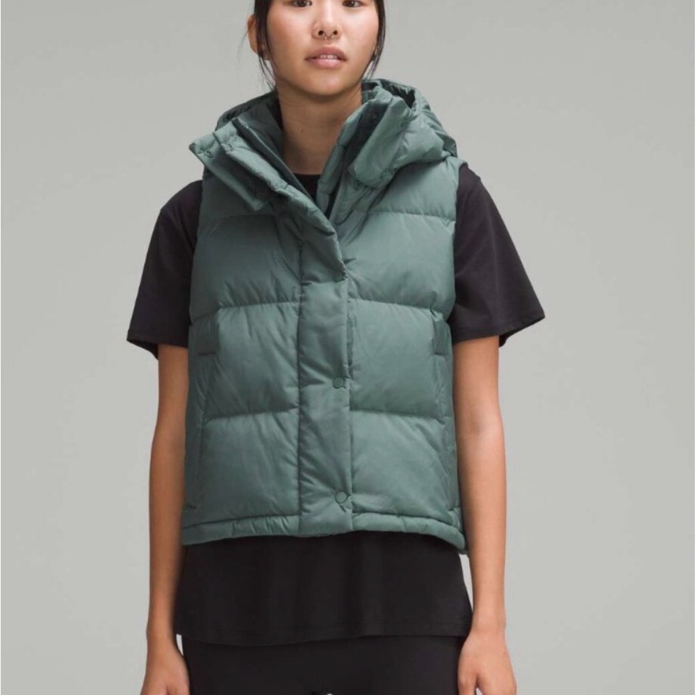 Lululemon Wunder Puff Cropped Vest, Size 2